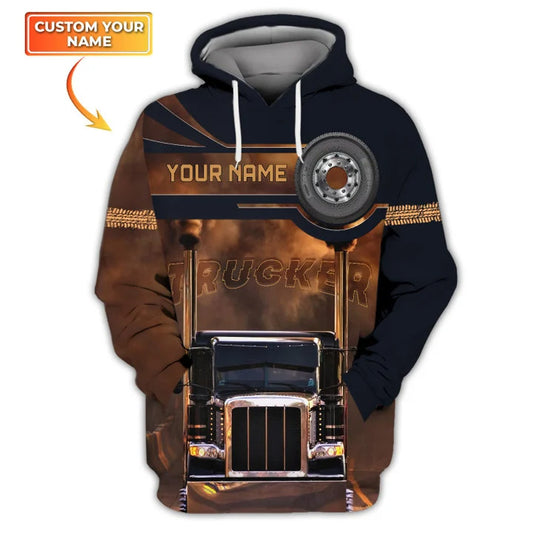 Joycorners Truck Personalized Name Shirts Truck Driver Lover