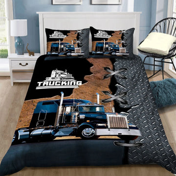 Joycorners Trucker Bedding Set For Truck Driver