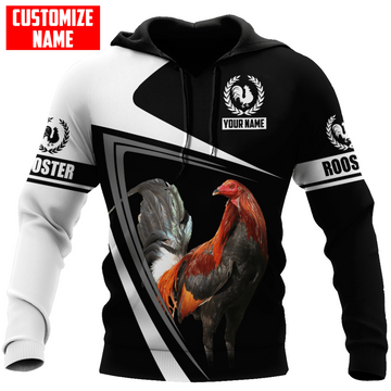Joycorners Custom Name Rooster 3D Design All Over Printed Shirts