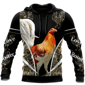 Joycorners Rooster 3D Design All Over Printed Shirts