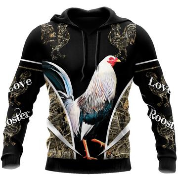 Joycorners Rooster 3D Design All Over Printed Shirts