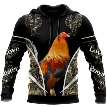 Joycorners Rooster 3D Design All Over Printed Shirts