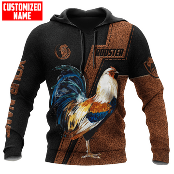 Joycorners Customized Name Rooster 3D Design All Over Printed Shirts