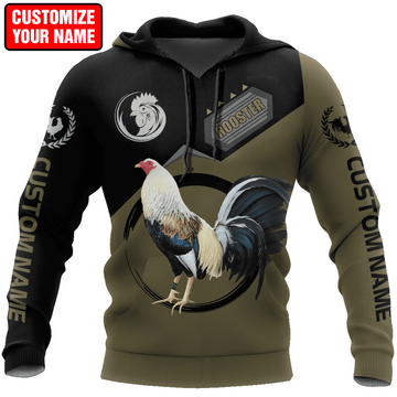 Joycorners Custom Name Rooster 3D Design All Over Printed Shirts