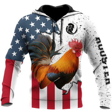 Joycorners Rooster 3D Design All Over Printed Shirts