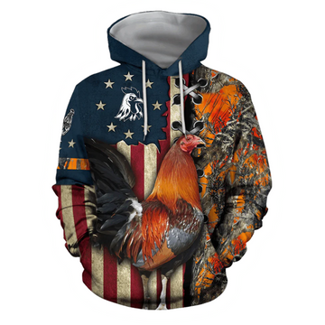 Joycorners Rooster 3D Design All Over Printed Shirts