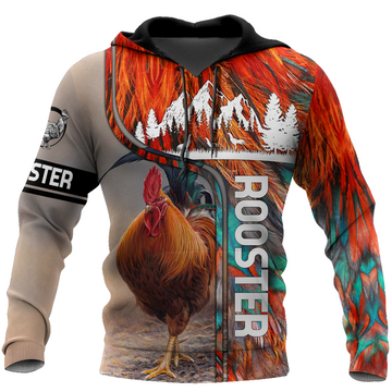 Joycorners Rooster 3D Design All Over Printed Shirts