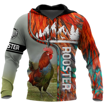 Joycorners Rooster 3D Design All Over Printed Shirts