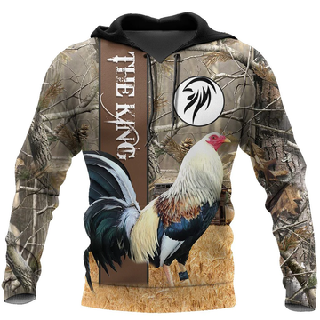 Joycorners King Rooster 3D Design All Over Printed Shirts
