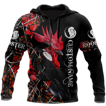 Joycorners Custom Name Rooster 3D Design All Over Printed Shirts