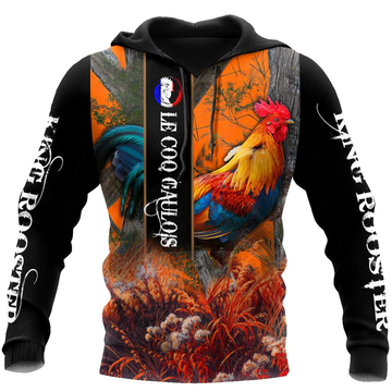 Joycorners King Rooster 3D Design All Over Printed Shirts