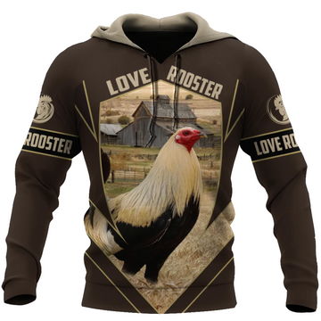 Joycorners Rooster 3D Design All Over Printed Shirts