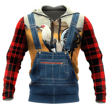 Joycorners Rooster 3D Design All Over Printed Shirts