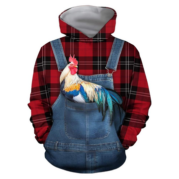 Joycorners Rooster 3D Design All Over Printed Shirts