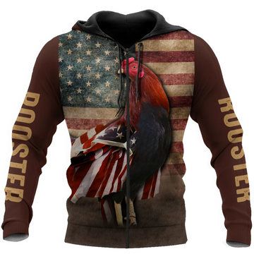 Joycorners Rooster 3D Design All Over Printed Shirts