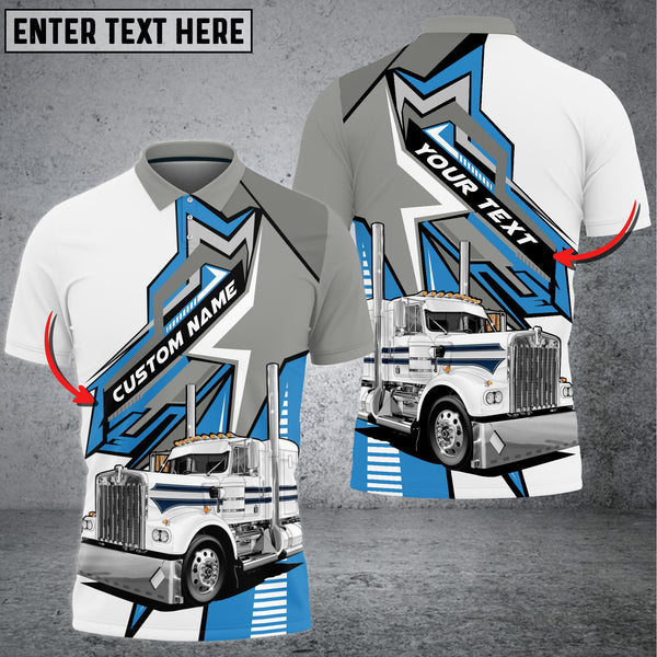 Joycorners Truck Personalized Name Shirt For Truck Driver (4 Colors)