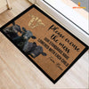 Joycorners Black Angus Please Excuse The Mess Doormat