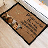 Joycorners Texas Longhorn Please Excuse The Mess Doormat