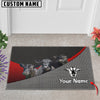 Joycorners Angus Cattle Metal Pattern Doormat