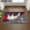 Joycorners Chicken Metal Pattern Doormat