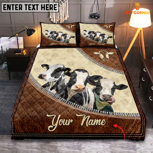 Joycorners Happiness Holstein Quilt Bedding Set