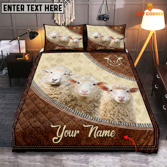 Joycorners Happiness Sheep Quilt Bedding Set