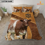 Joycorners Shorthorn Cattle Customized Bedding set