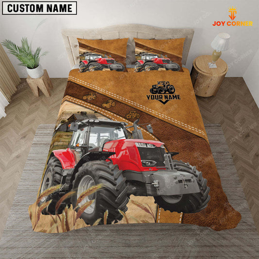 Joycorners Red Tractor Customized Bedding set