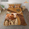 Joycorners Texas Longhorn Cattle Customized Bedding set