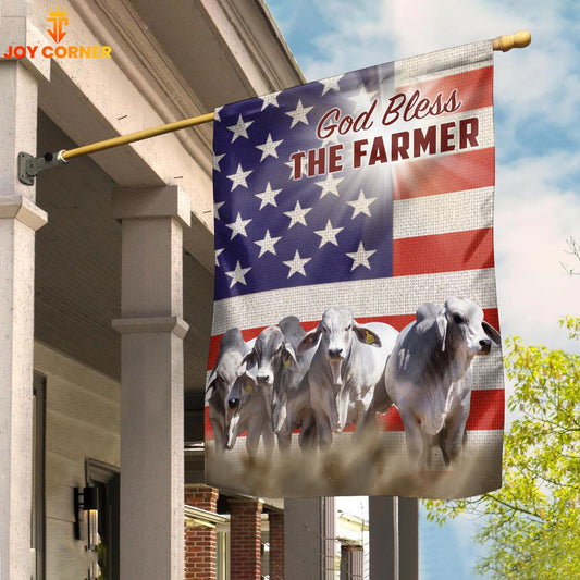 Joycorners Farm Brahman Cattle US 3D Flag