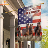 Joycorners Farm Horse US 3D Flag