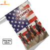 Joycorners Farm Horse US 3D Flag