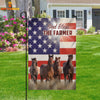 Joycorners Farm Horse US 3D Flag