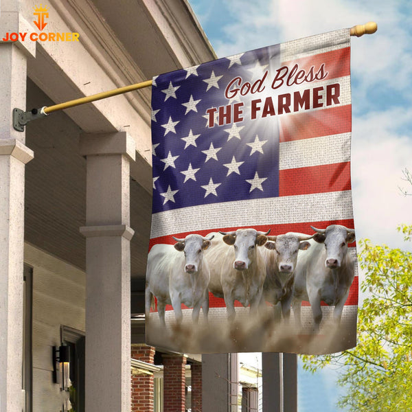 Joycorners Farm Charolais US 3D Flag