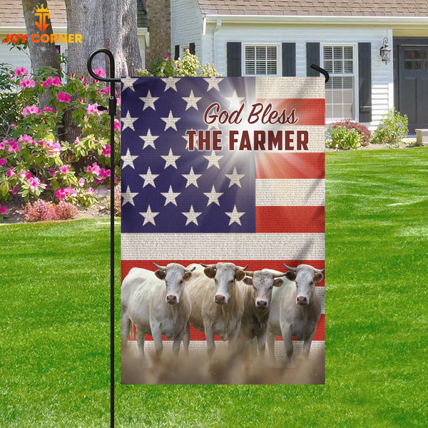 Joycorners Farm Charolais US 3D Flag