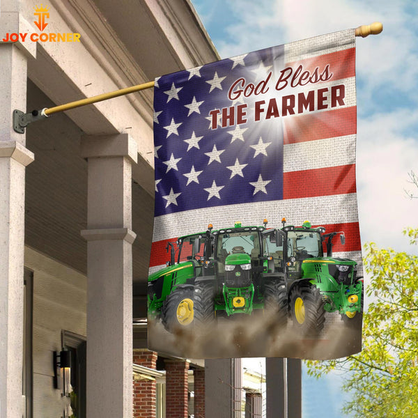 Joycorners Farm Tractor US 3D Flag