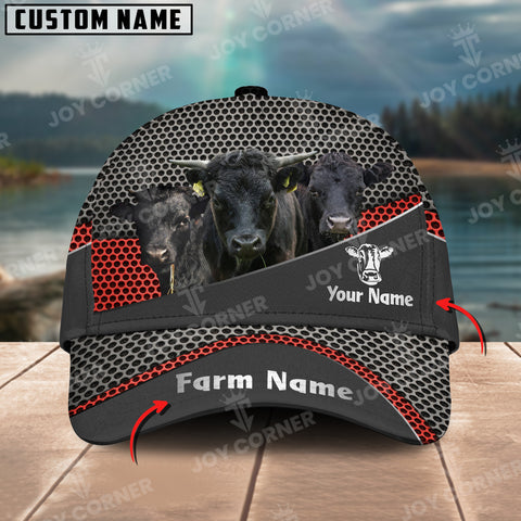 Joycorners Dexter Customized Name And Farm Name Metal 3D Classic Cap