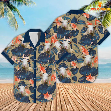 Joy Corners Sheep 3D Hawaiian Shirt