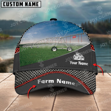 Joycorners  Zimmatic Pivots Customized Name And Farm Name Metal 3D Classic Cap