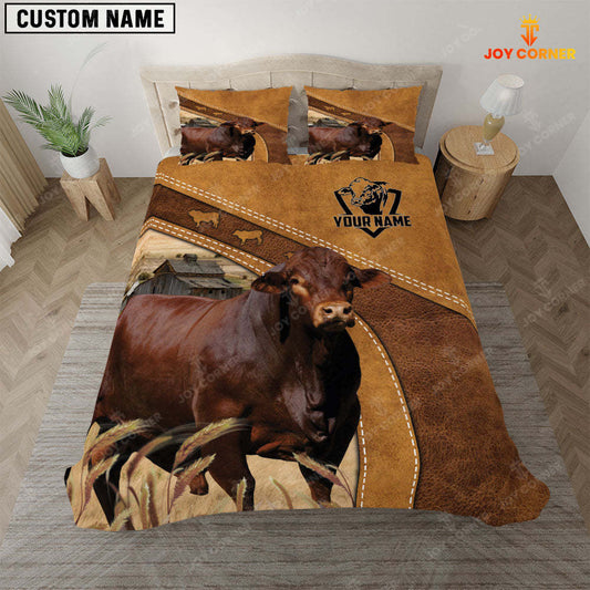 Joycorners Custom Name Beefmaster Bedding set