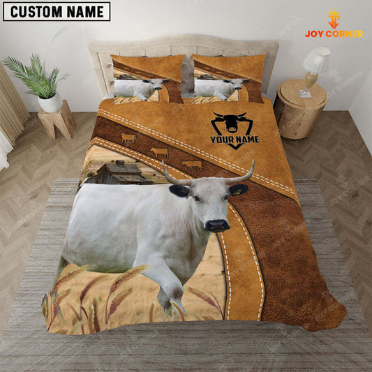 Joycorners Custom Name British White Park Bedding set