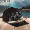 Joycorners Happiness Black Angus Customized Name Brown 3D Classic Cap