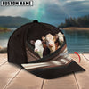 Joycorners Happiness Hereford Customized Name Brown 3D Classic Cap
