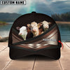 Joycorners Happiness Hereford Customized Name Brown 3D Classic Cap