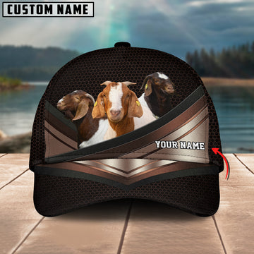 Joycorners Happiness Boer Goat Customized Name Brown 3D Classic Cap