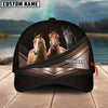 Joycorners Happiness Horse Customized Name Brown 3D Classic Cap