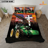 Joycorners Tractor Under God Customized Bedding set