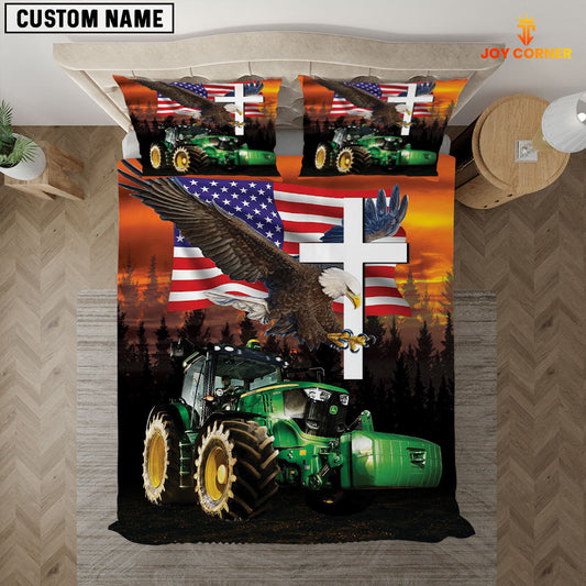 Joycorners Tractor Under God Customized Bedding set