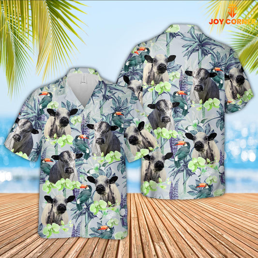 Joy Corners Speakle Park Flower Pattern 3D Hawaiian Shirt