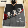 Joycorners Love Holstein Metal Pattern 3D Blanket